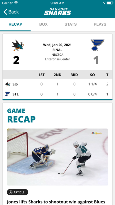 How to cancel & delete San Jose Sharks + SAP Center from iphone & ipad 4
