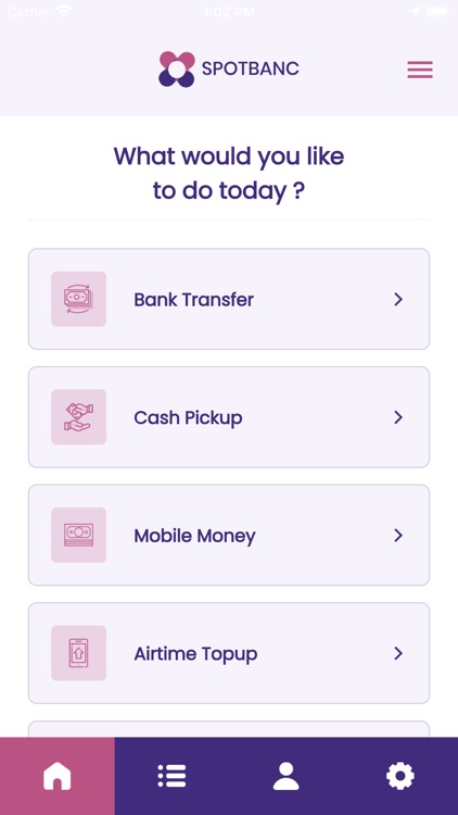 Money Transfer Application