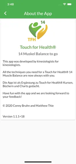 Game screenshot Touch for Health to go hack