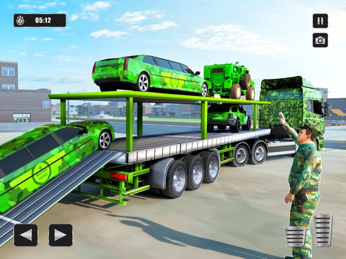 Army Truck - Cargo Car Drive