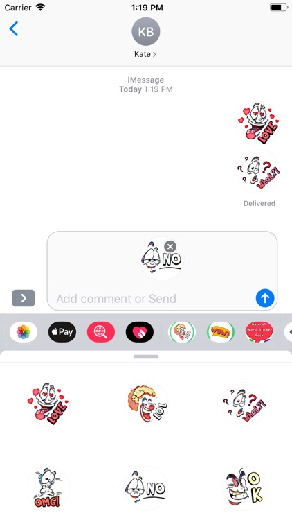 Hi Bye Stickers screenshot-3