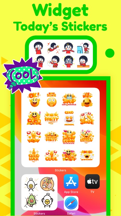 Stickers for WhatsApp : Widget