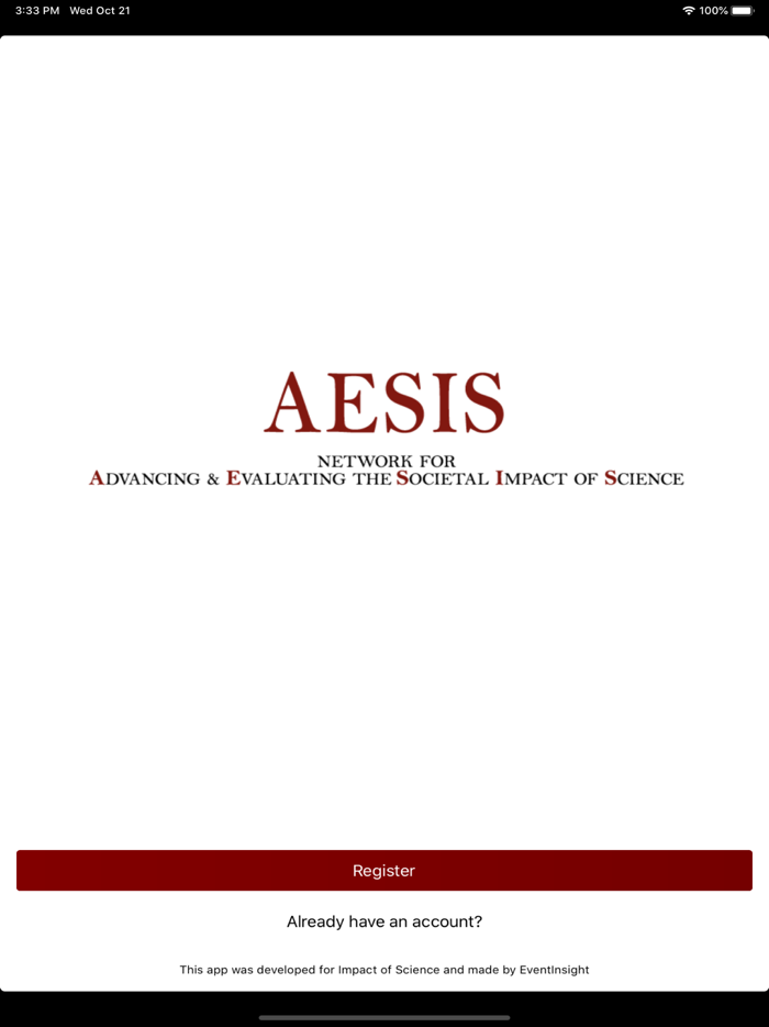 AESIS IoS20 conference