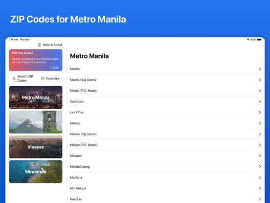 Screenshot #4 pour ZIP Code PH