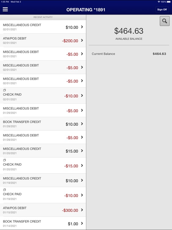 ACB&T Mobile Banking for iPad screenshot-3
