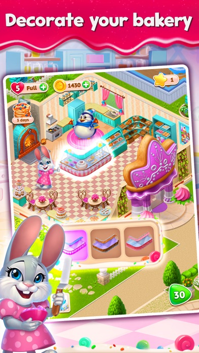 How to cancel & delete Sweet Escapes: Build A Bakery from iphone & ipad 1
