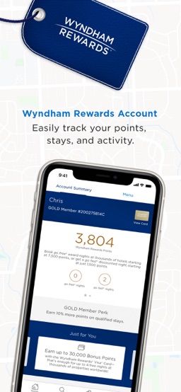 Wyndham Hotels & Resorts app screenshot