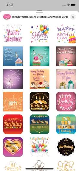 Game screenshot Birthday Celebrations Greeting apk