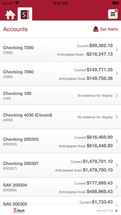 TS Bank Mobile Cash Management screenshot-3