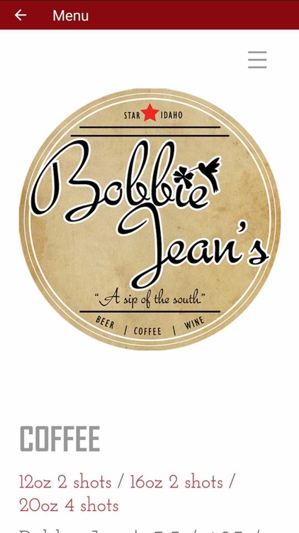 Bobbie Jean's Coffee