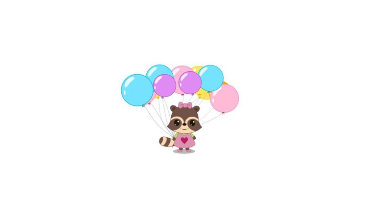 Candy Raccoon Balloons Lite