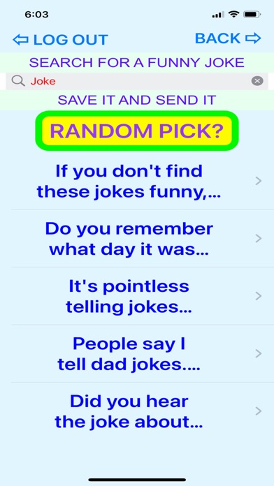 Send A Joke screenshot 3