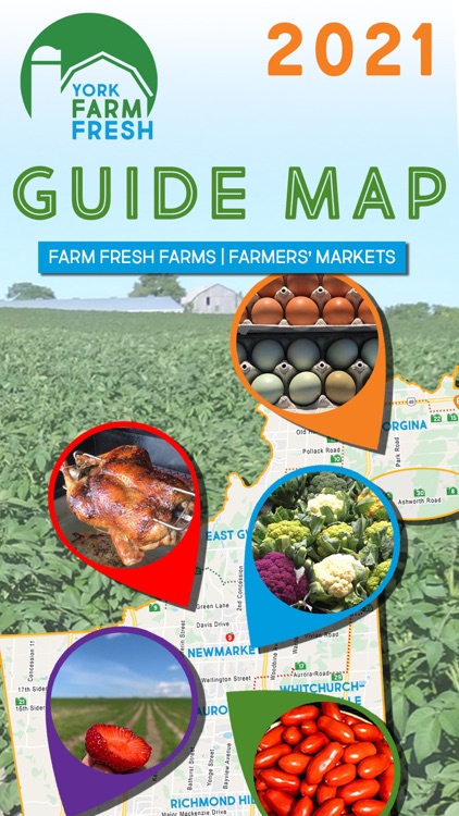 York Farm Fresh Guide Map