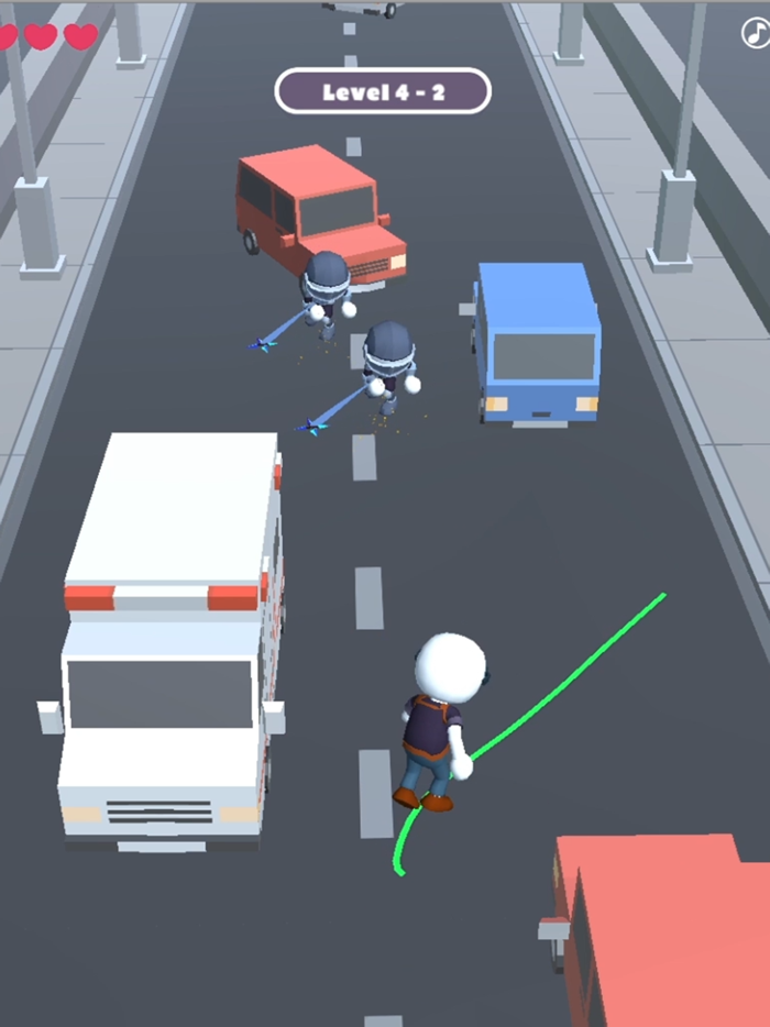 Dash Hero - Draw to attack