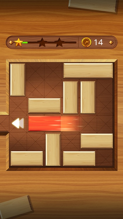 EXIT : unblock red wood block