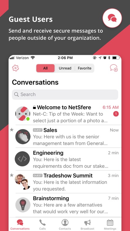 NetSfere Secure Messaging screenshot-7