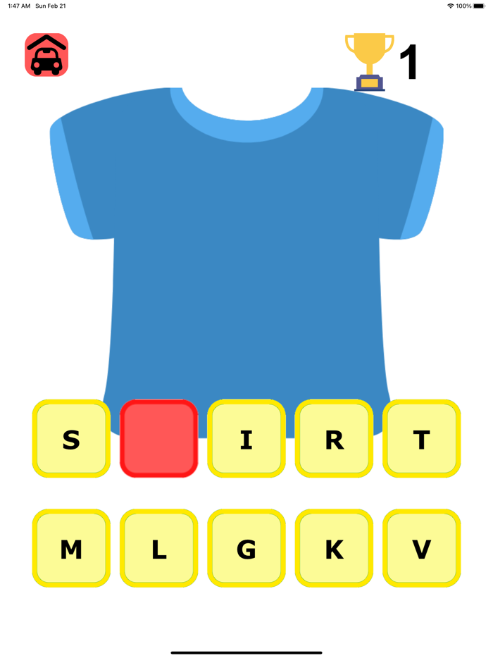 Words Puzzle-5 Letters