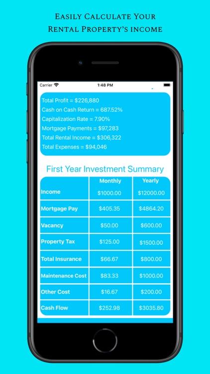 Rental Income Calculator