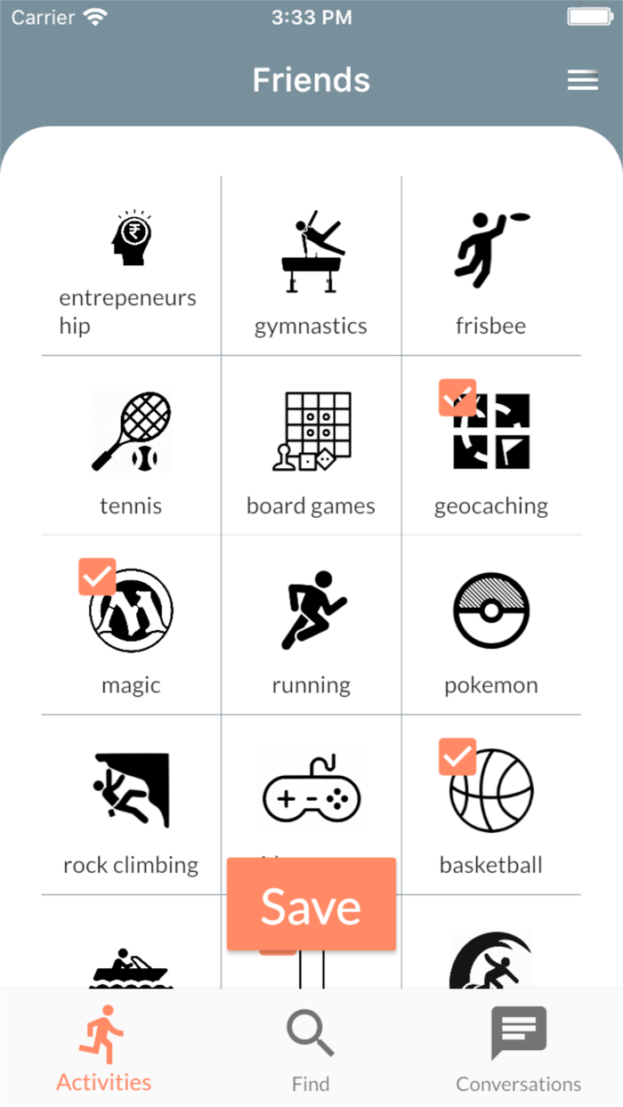 Connective - App for Friends