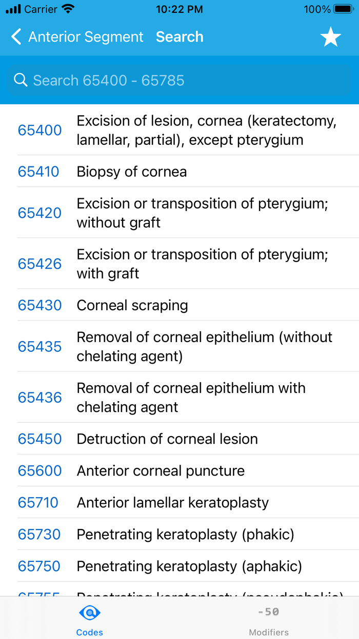 SeePT Ophthalmology CPT Coding