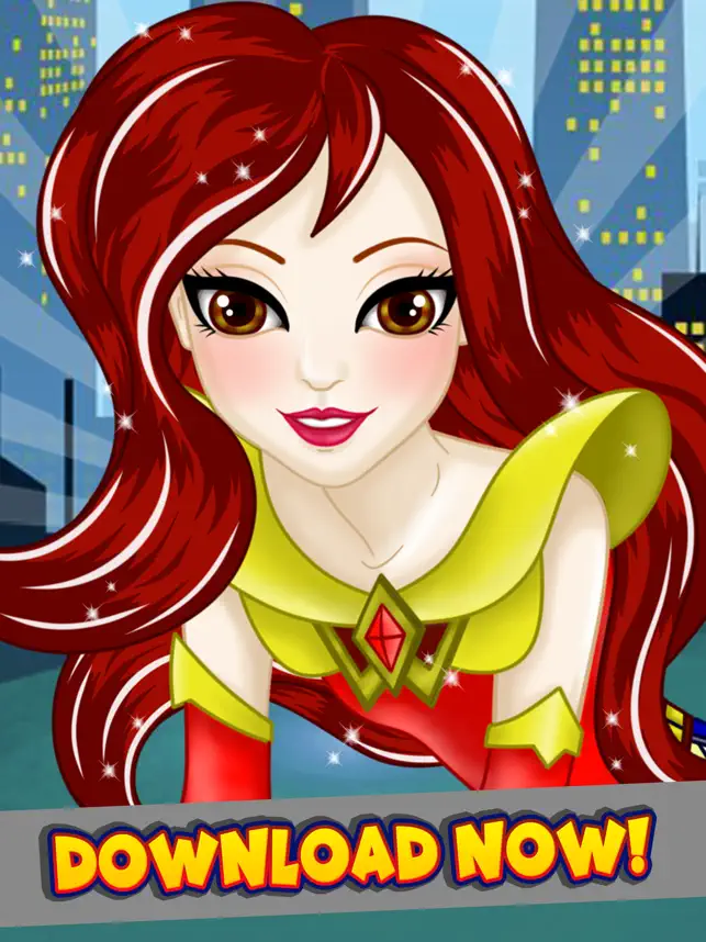Screenshot 5 Super Hero Girls Dress Up iphone