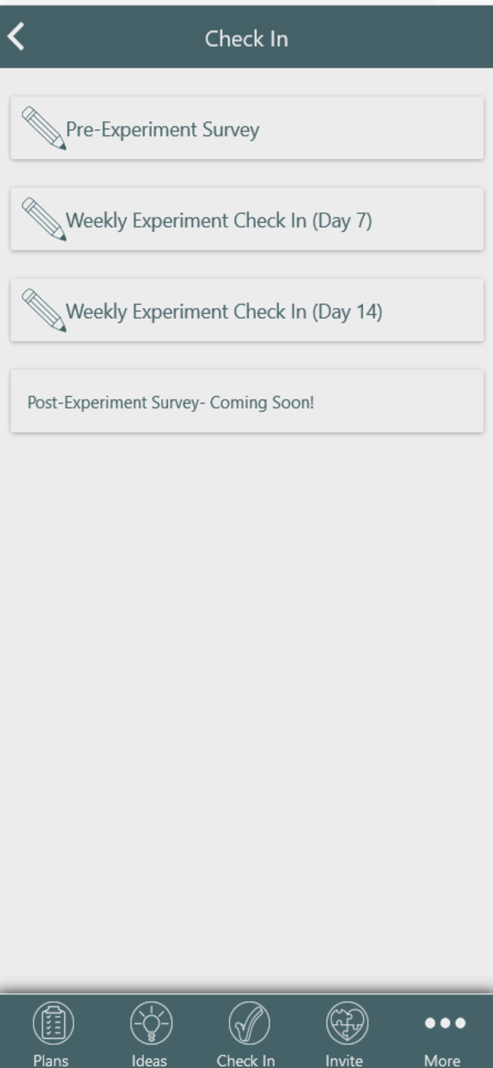 Connections Experiment