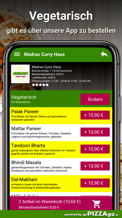 Madras Curry Haus Karlsruhe screenshot 6
