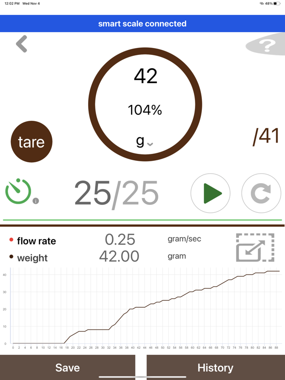 Espresso Scale with Timer screenshot 2
