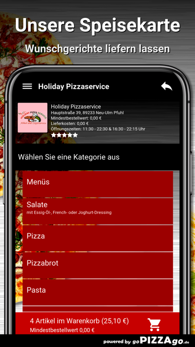 Holiday Pizza Neu-Ulm Pfuhl screenshot 6