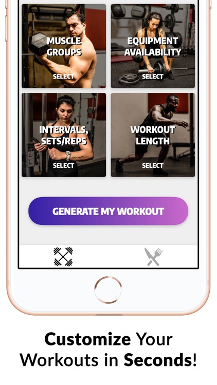 Exerprise Workout Meal Planner screenshot-0