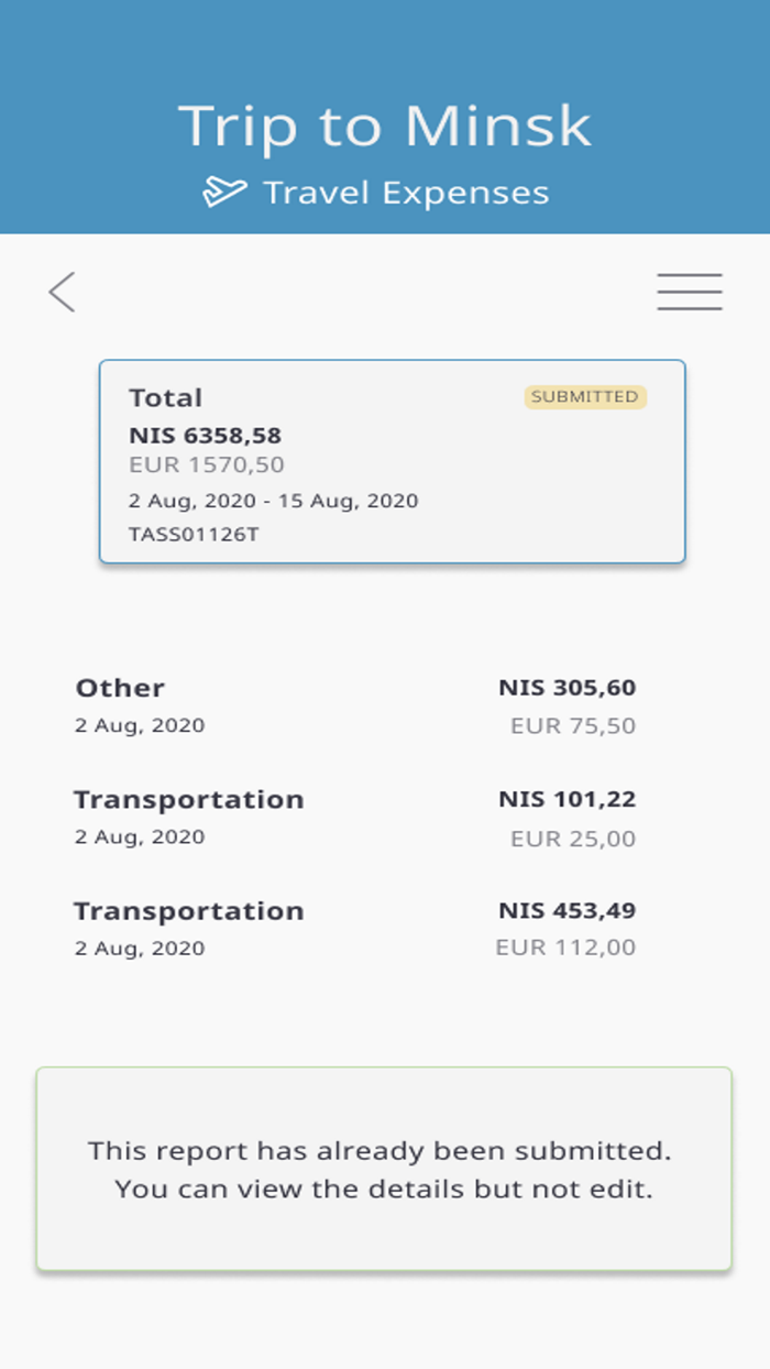 C Expense  Tas Management