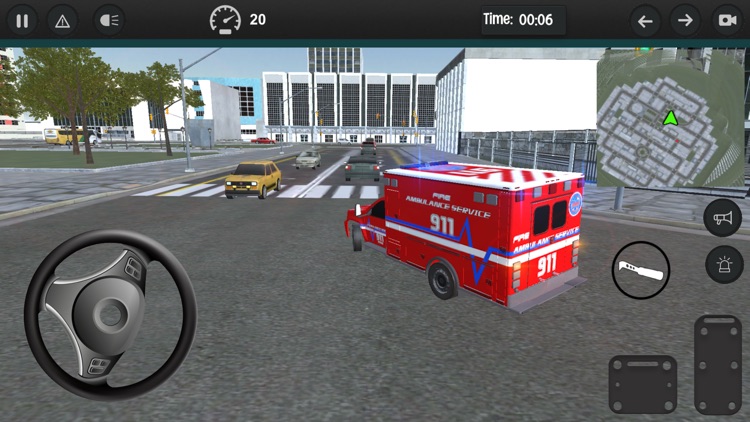 Emergency Ambulance Car Driver screenshot-3