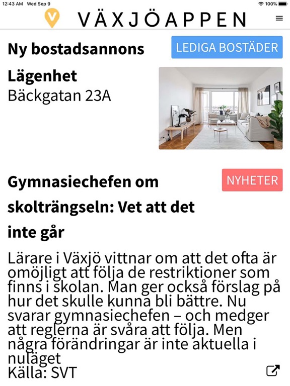 Screenshot #4 pour Växjöappen
