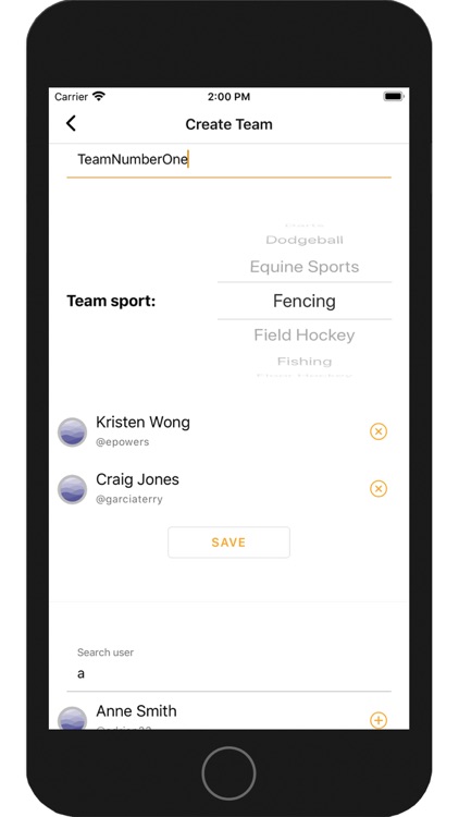 SportUp to find Sport Team