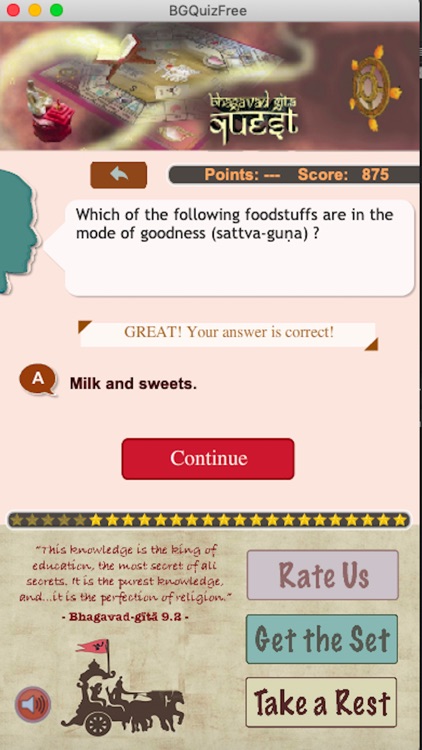 Bhagavad-Gita Quiz App screenshot-5