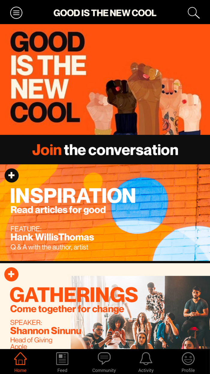 GOOD IS THE NEW COOL