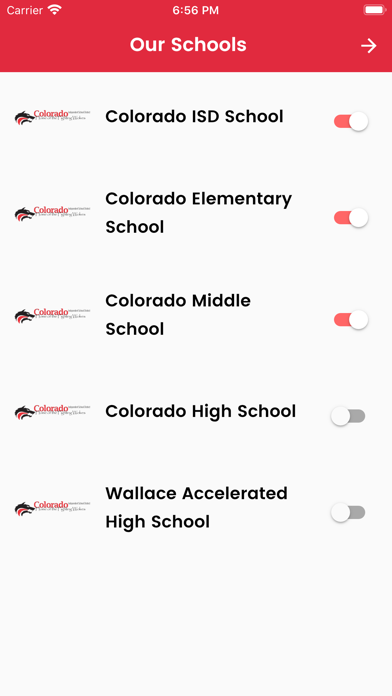 Colorado ISD screenshot 2