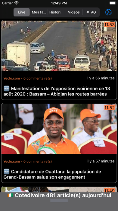 Actu Côte d'ivoire, Afrique screenshot 4