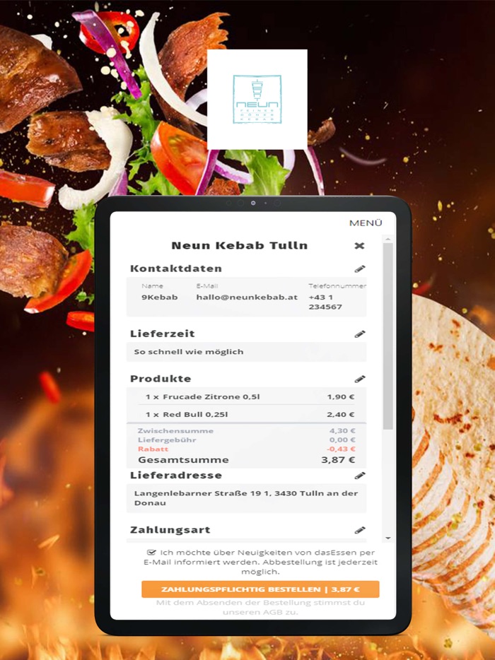 Neun Kebab Tulln