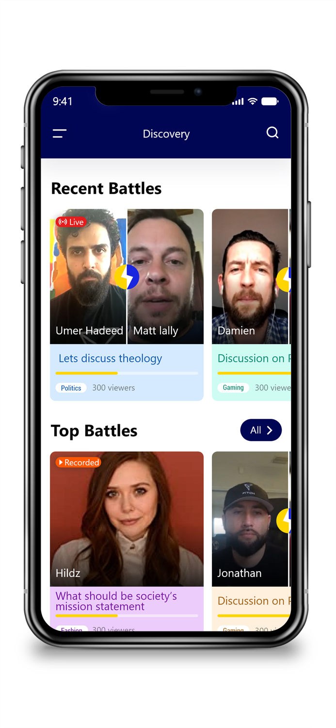 2UP Live Video Debate