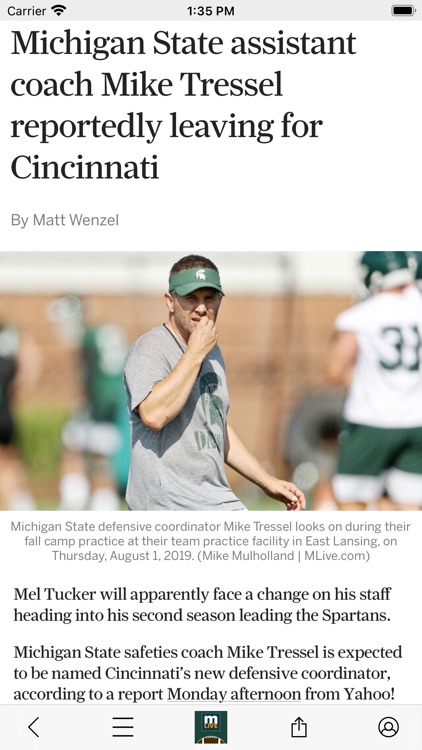MLive: Spartans Football News