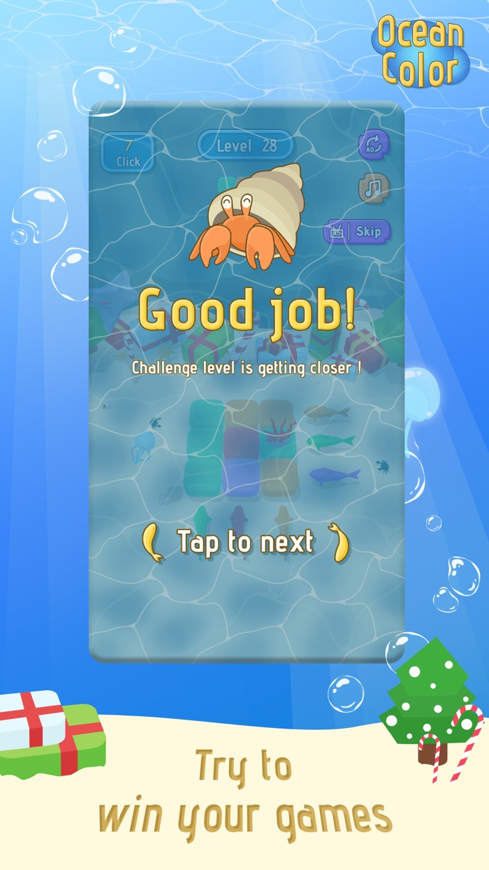 Ocean Color -Shooting Ball