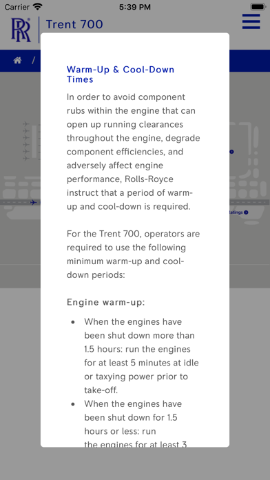 Trent 700 Pilot Guide screenshot 3