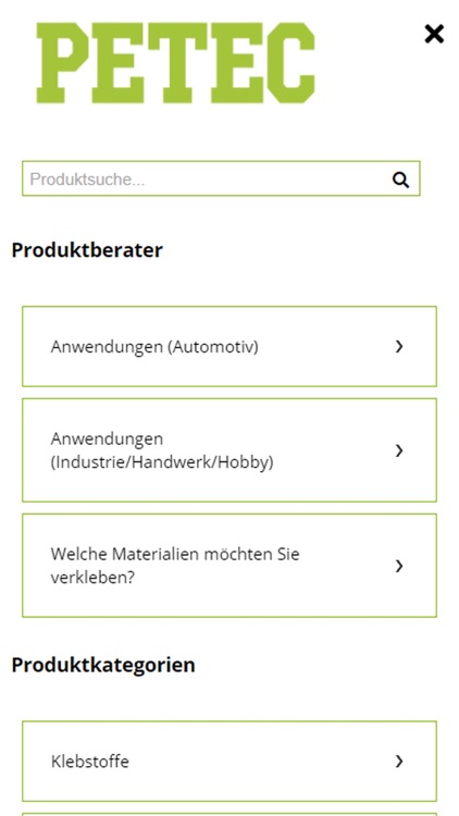 PETEC PRODUKTBERATER