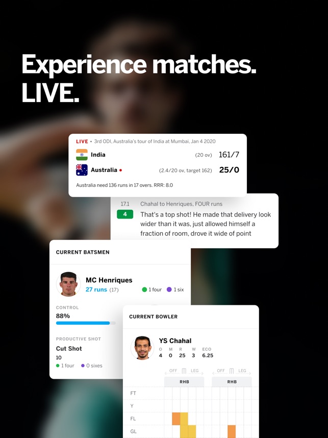 Cricinfo Live Cricket Scores On The App Store