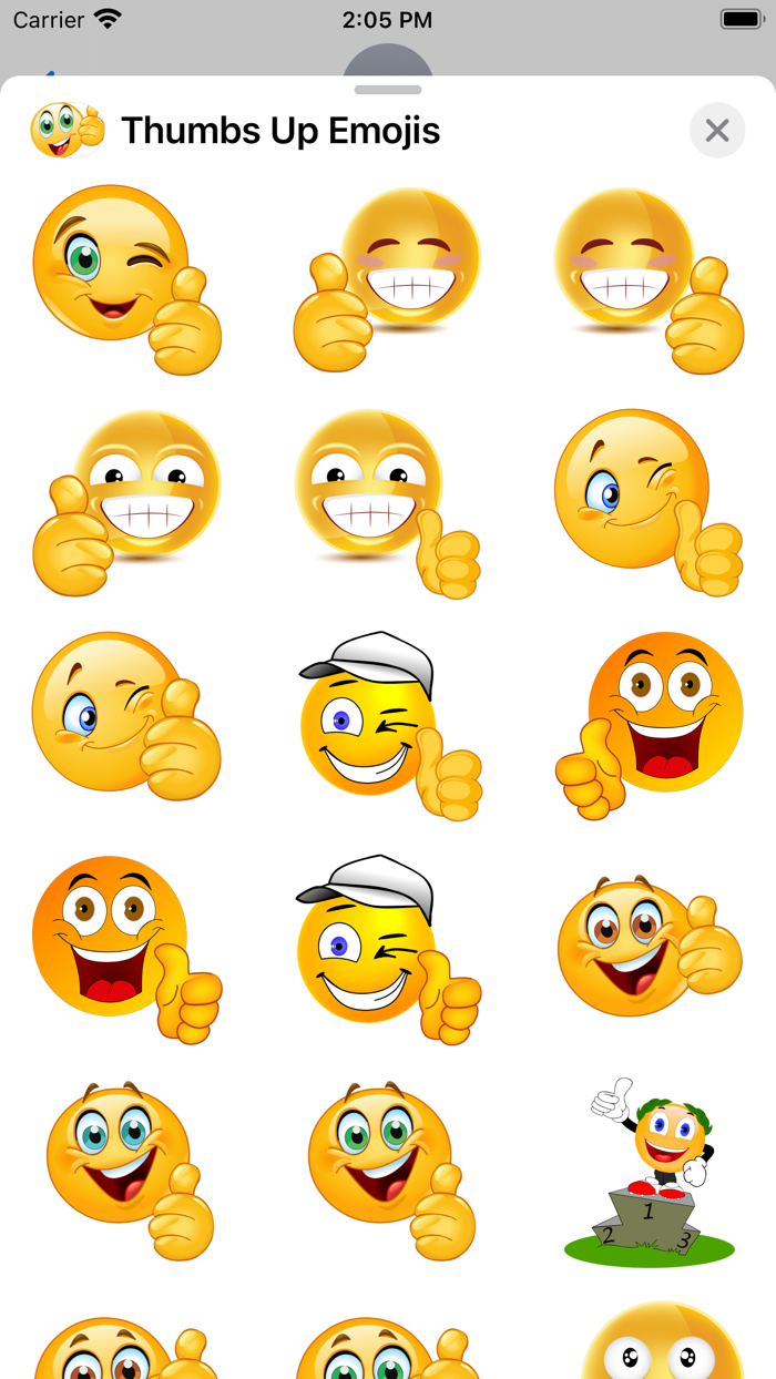 Thumbs Up Emojis