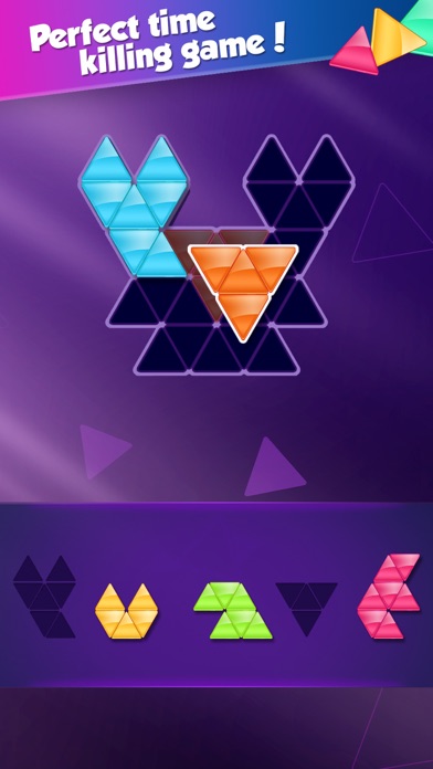 How to cancel & delete Block! Triangle puzzle:Tangram from iphone & ipad 1