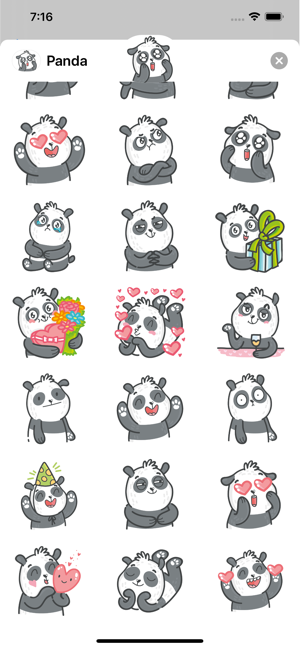 Panda Bear stickers!(圖6)-速報App