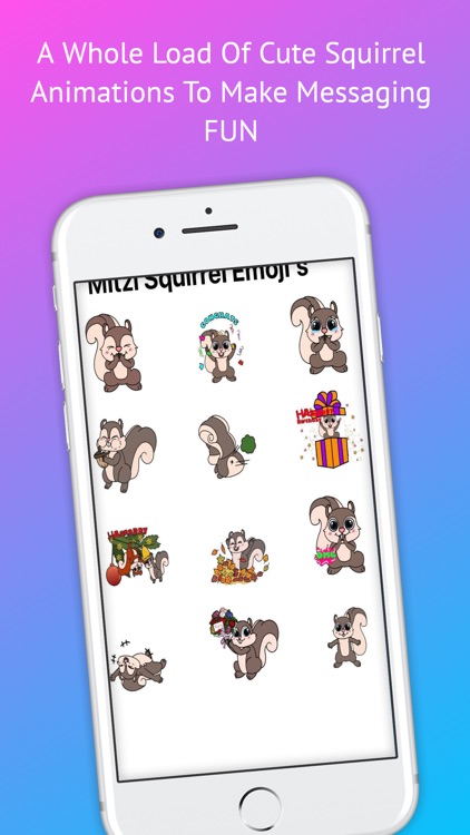 Mitzi Squirrel Emojis