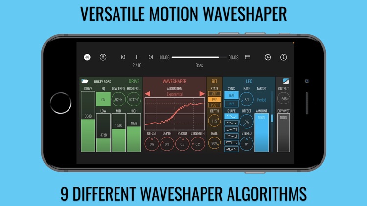 BLEASS Saturator AUv3 Plugin